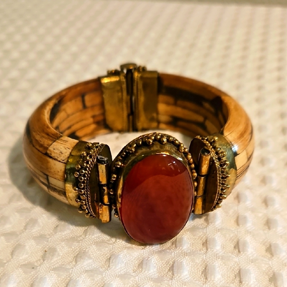 Lilith Succuba Bracelet Red Stone